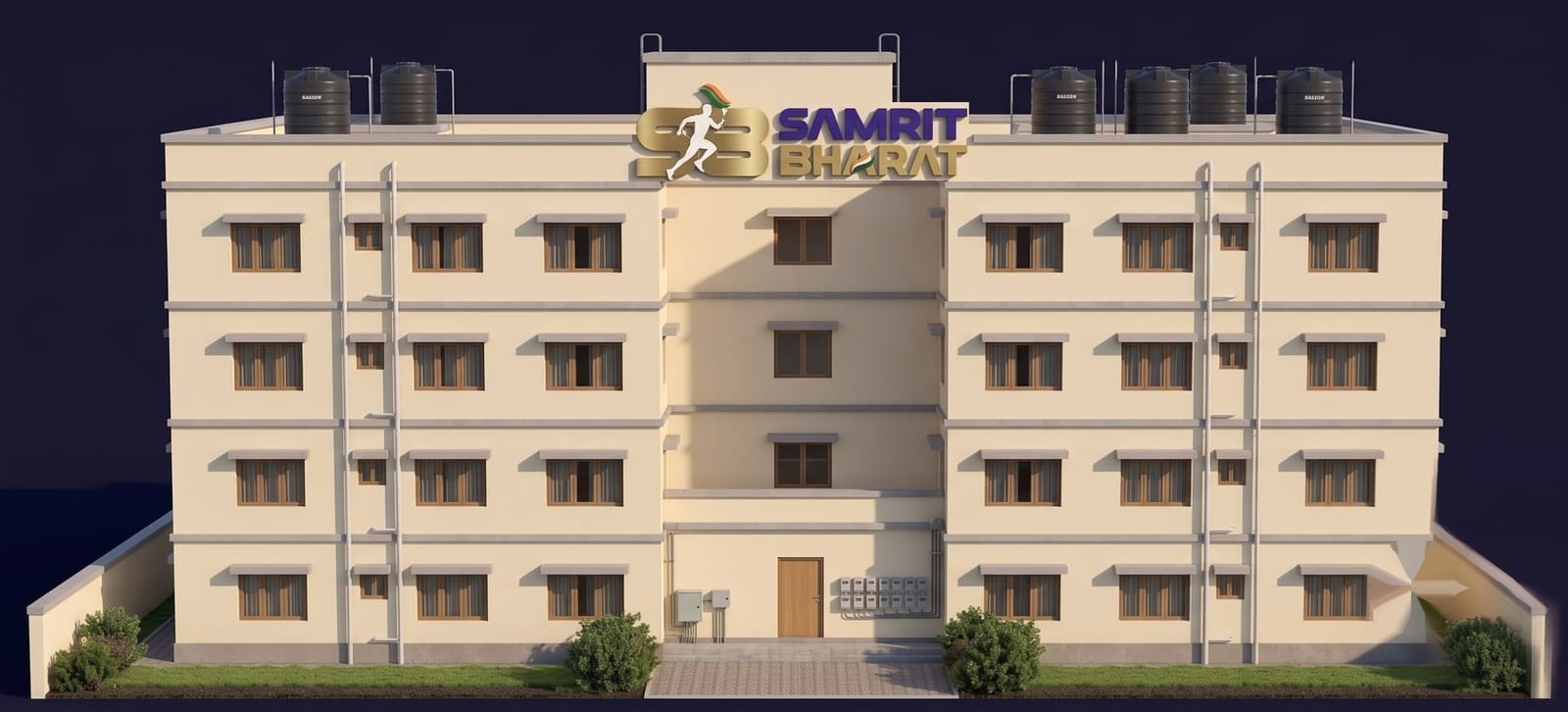The High-Rise, a Samrit Bharat build carrying the engraved mark